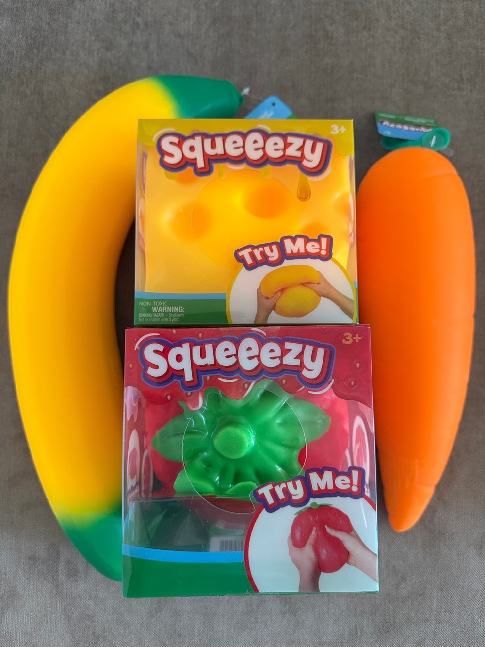SUNNY DAYS SQUEEZY STRAWBERRY, CHEESE, BANANA, CARROT | TIK TOK VIRAL | NEW